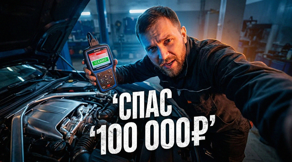 Автомобильный сканер ошибок за 1000 рублей