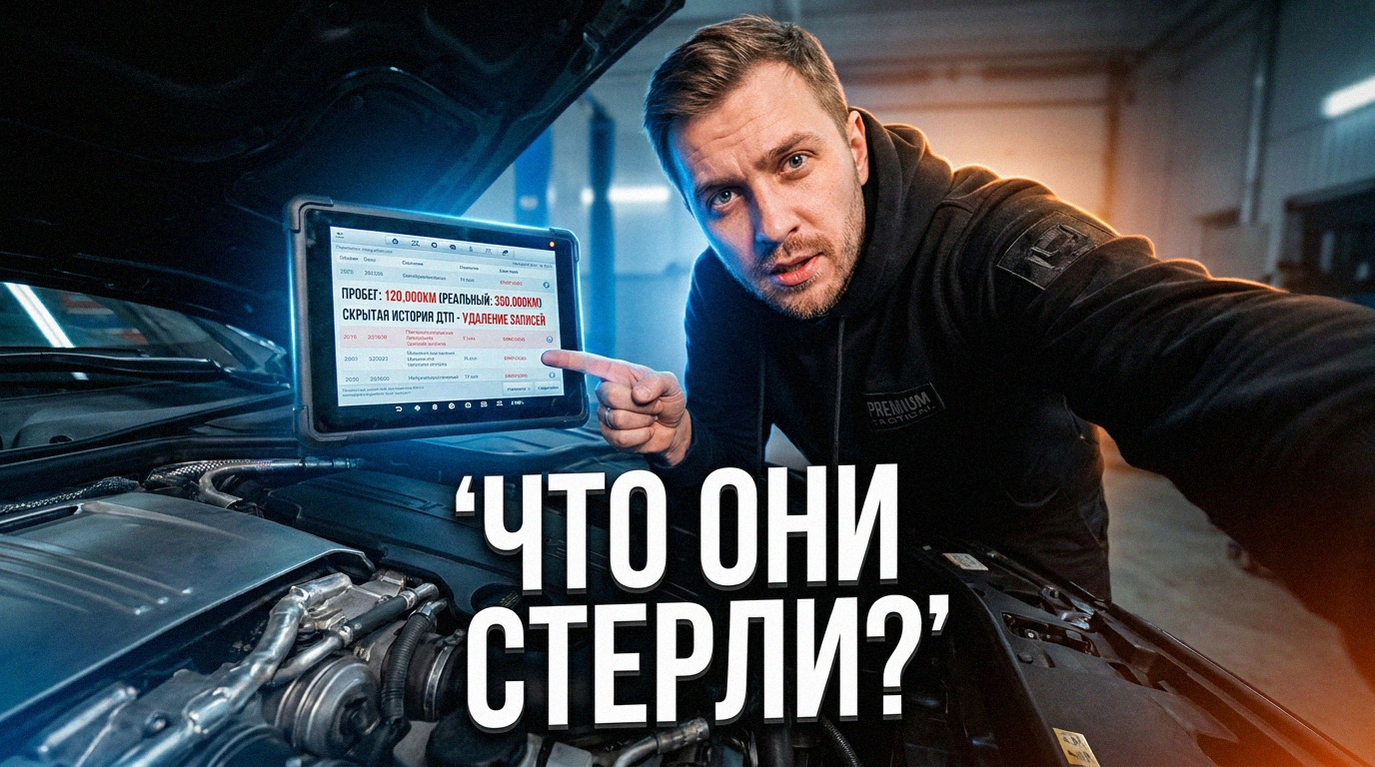 Автомобильный сканер стирает ошибки и данные из памяти машины перед продажей перекупом
