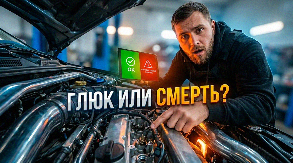 Индикатор Check Engine на приборной панели автомобиля крупным планом