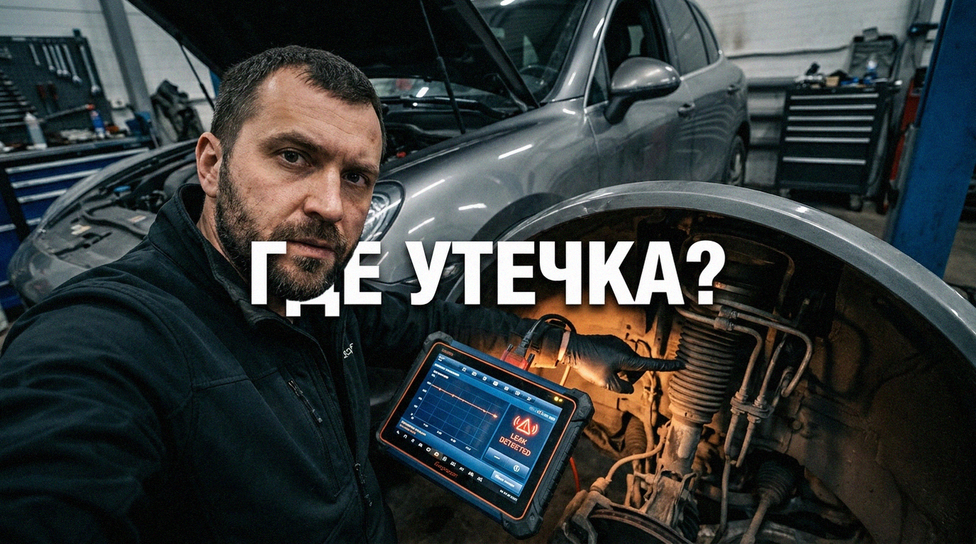 Диагностика пневмоподвески и поиск утечек воздуха программным способом