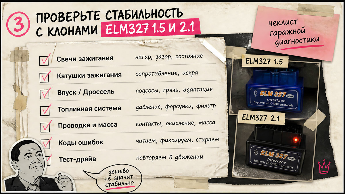 Сравнение дашбордов Torque Pro и Car Scanner